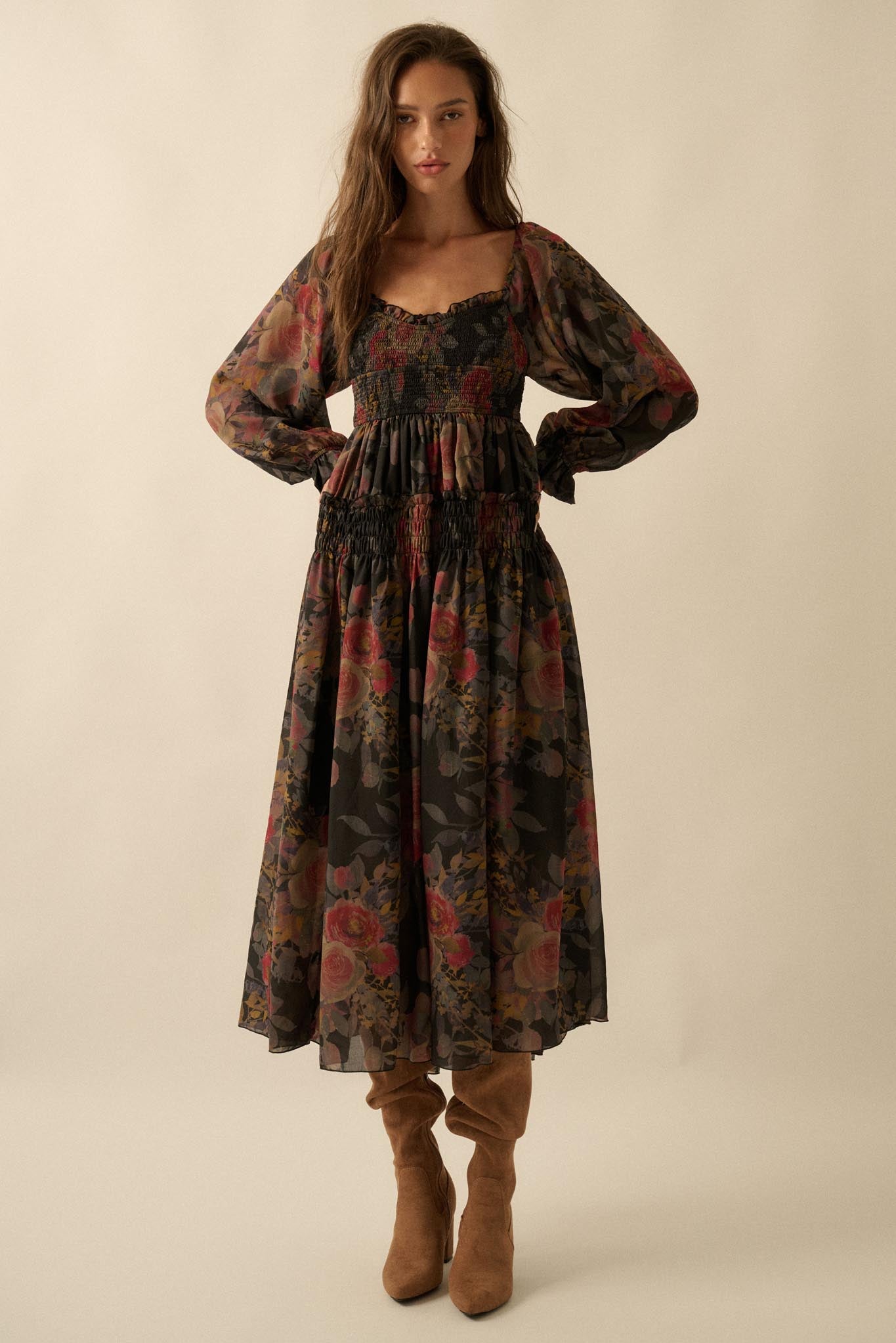 Myrtle Smocked Dress