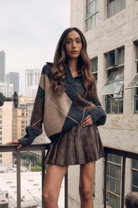 Argyle Collared Sweater