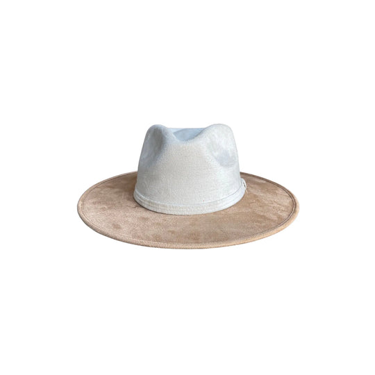 Unisex Vegan Suede Bi-Color Rancher Hats - Beloved Boutique 