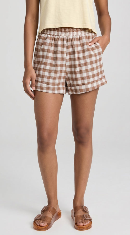 Sunday Gingham Short - Beloved Boutique 