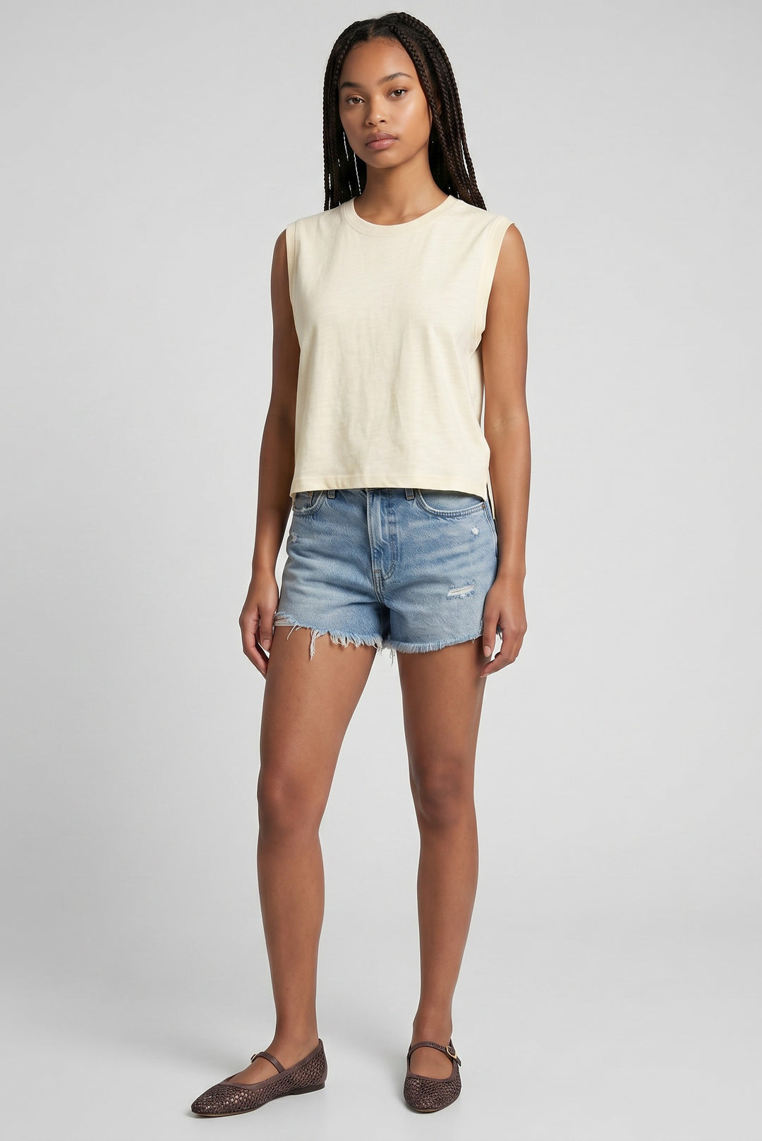 Bryce Slub Top - Beloved Boutique 