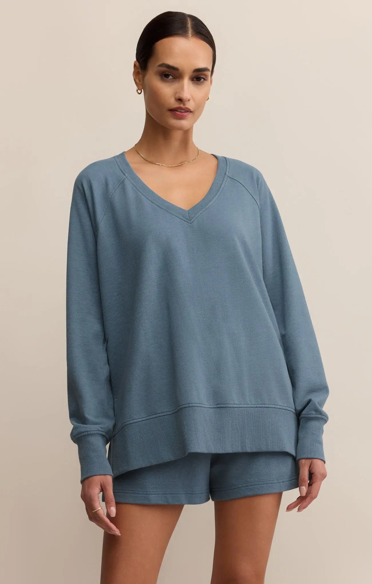 Weekender V Neck Top - Beloved Boutique