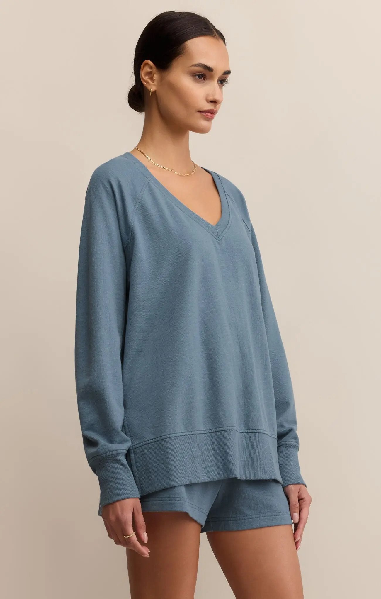 Weekender V Neck Top - Beloved Boutique