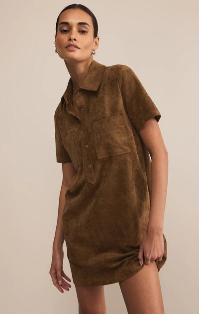 Sydney Suede Mini Dress