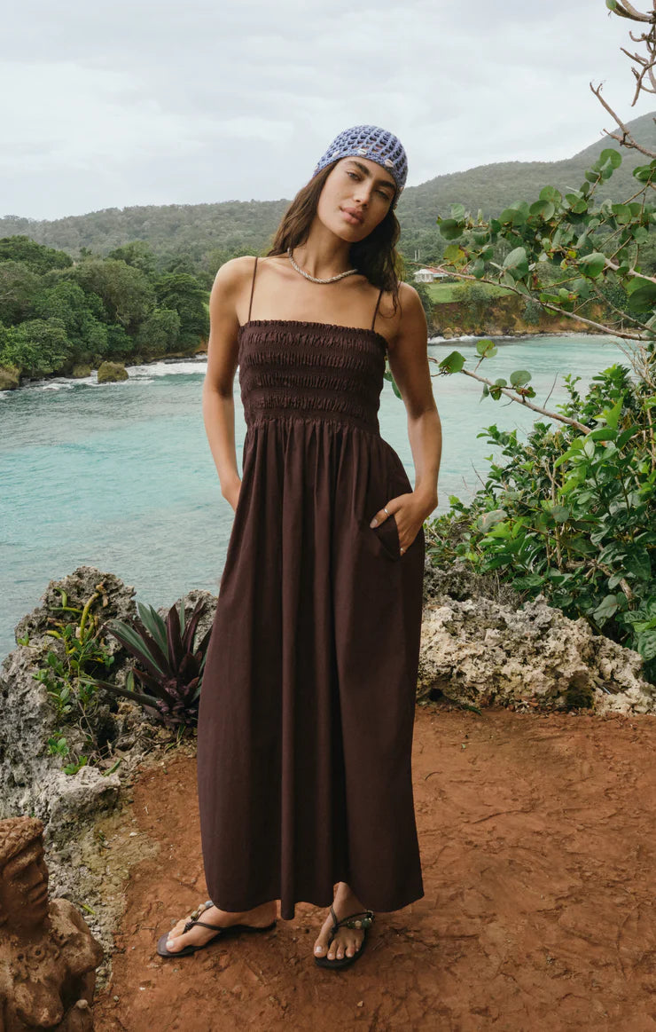 Cornelia Poplin Midi Dress - Beloved Boutique 
