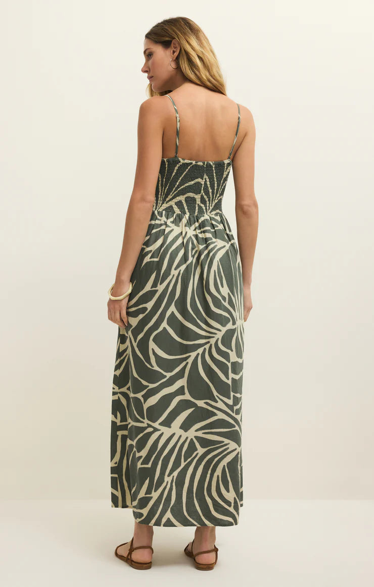 Bayside Tova Palm Midi Dress