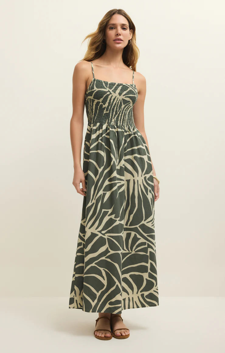 Bayside Tova Palm Midi Dress