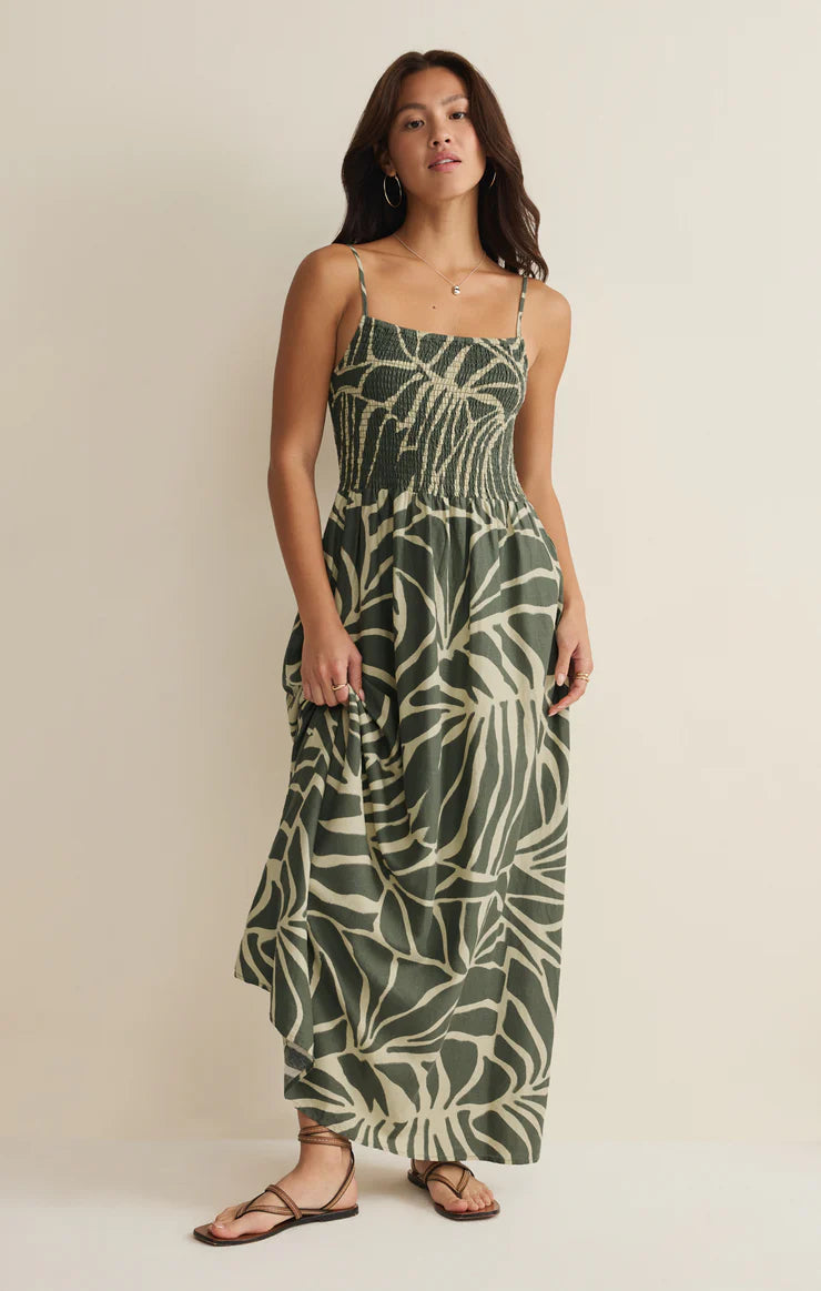 Bayside Tova Palm Midi Dress