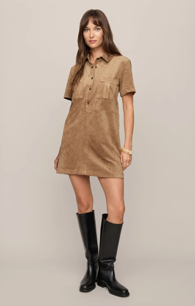 Leone Suede Mini Dress
