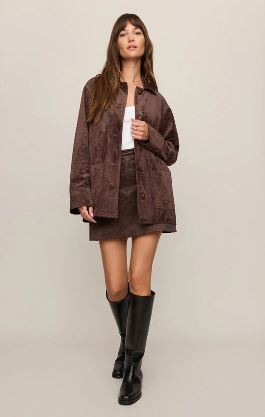 Decker Suede Chore Coat
