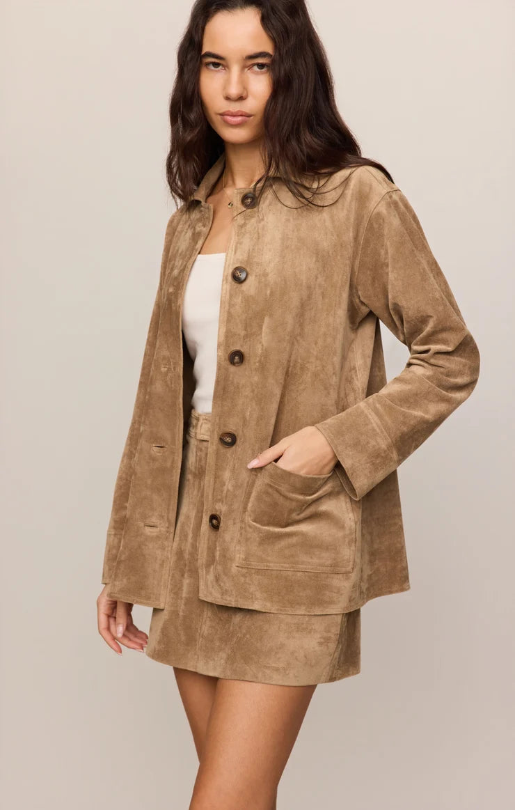 Decker Suede Chore Coat