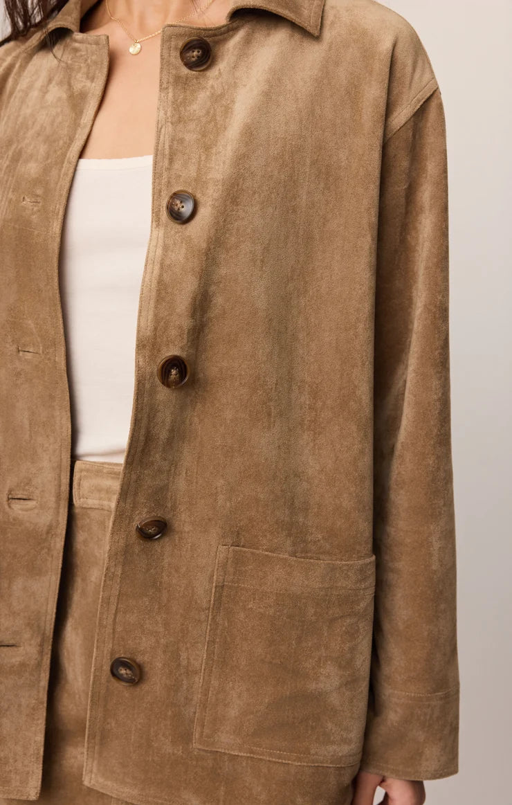 Decker Suede Chore Coat