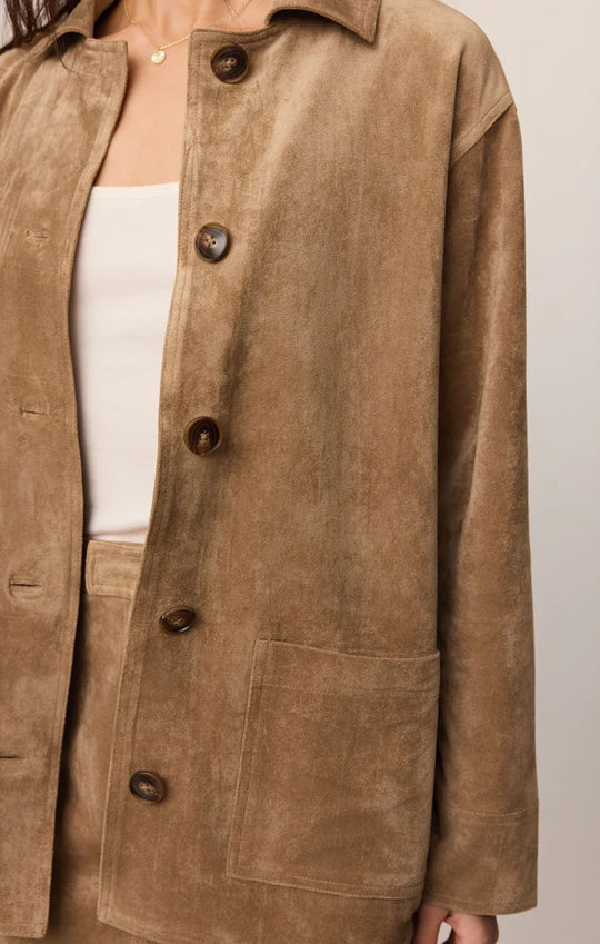 Decker Suede Chore Coat