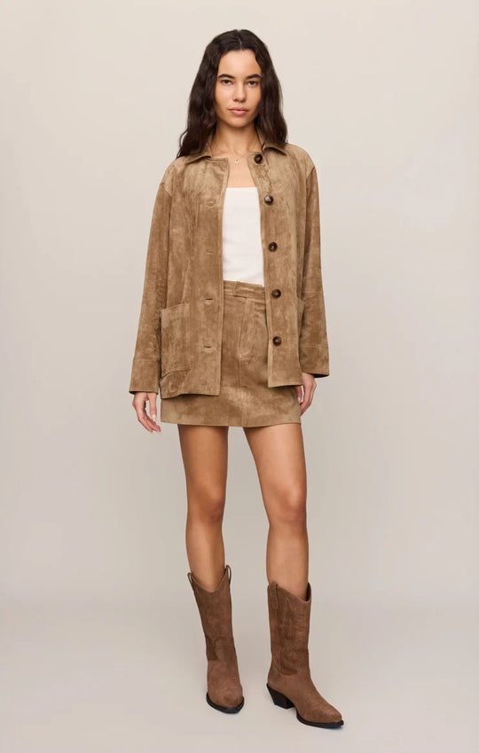 Decker Suede Chore Coat