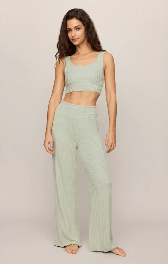 Dawn Smocked Rib Pant