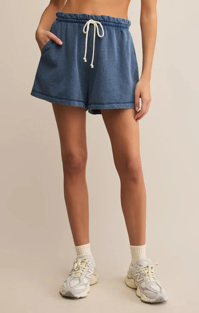 Gael Knit Denim Short Z Supply