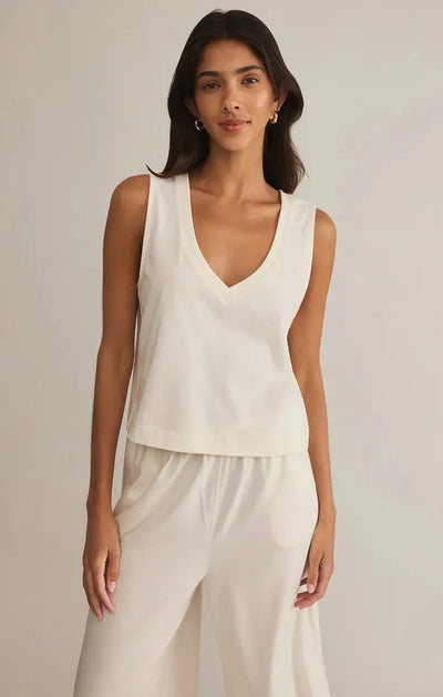 Sloane V-Neck Top Z Supply