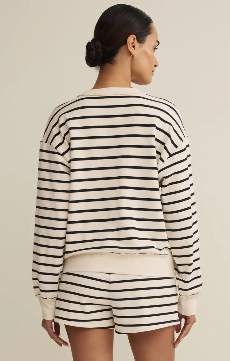 Stand Out Striped Sweatshirt