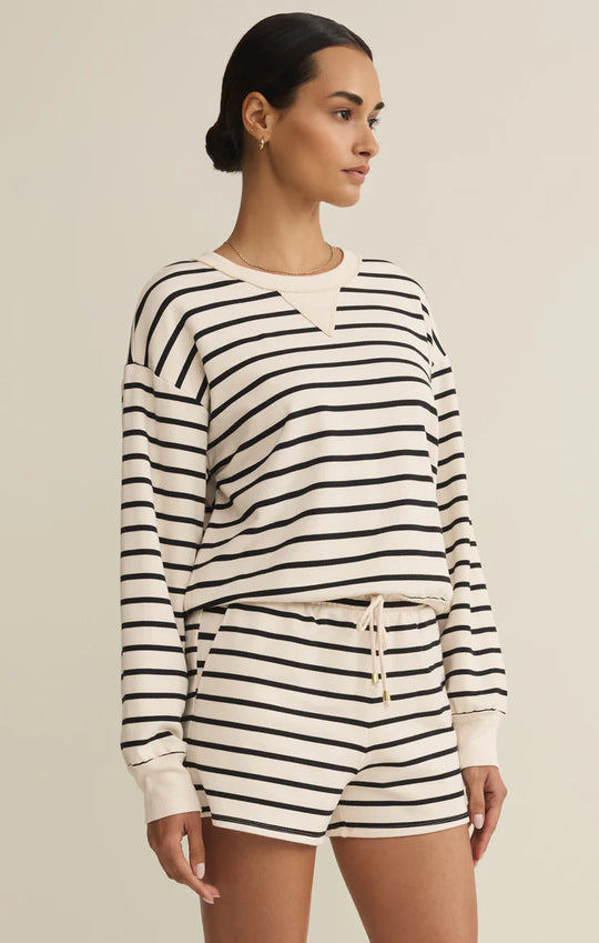 Stand Out Striped Sweatshirt