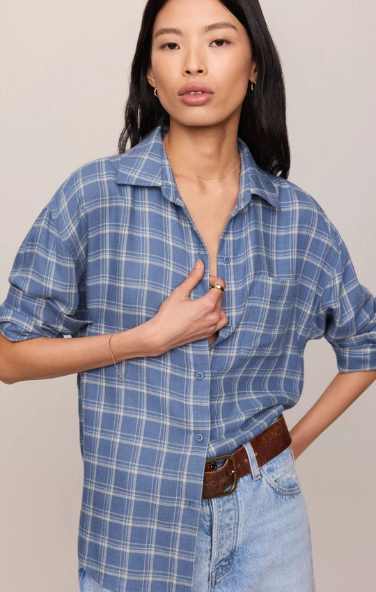 River Plaid Button Up