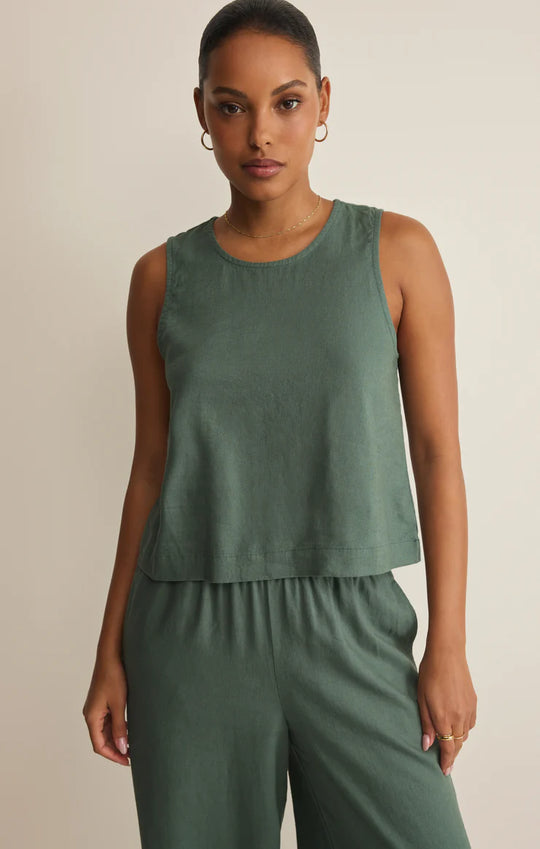 Sloane Linen Top - Beloved Boutique 