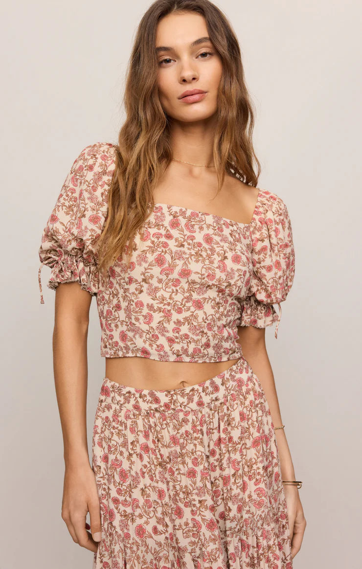 Moira Floral Top