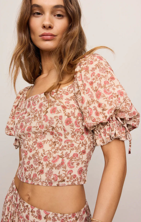 Moira Floral Top