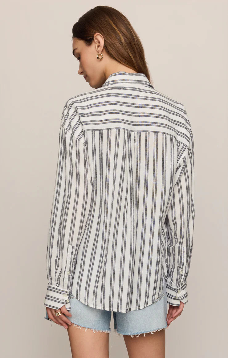 The Perfect Striped Button Up