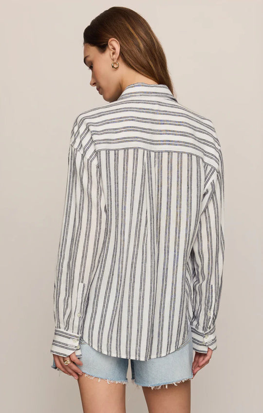 The Perfect Striped Button Up