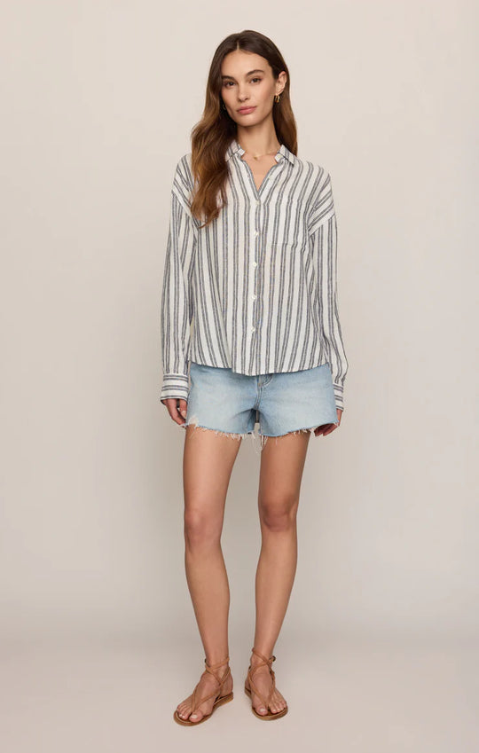 The Perfect Striped Button Up