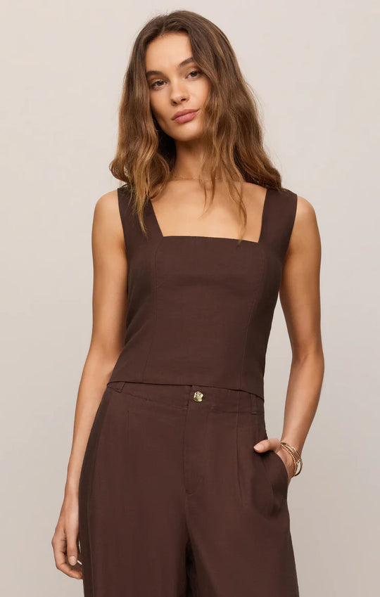 Magnolia Linen Top