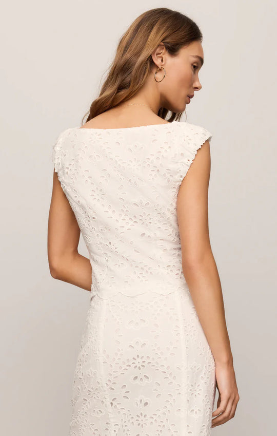 Emrie Eyelet Top