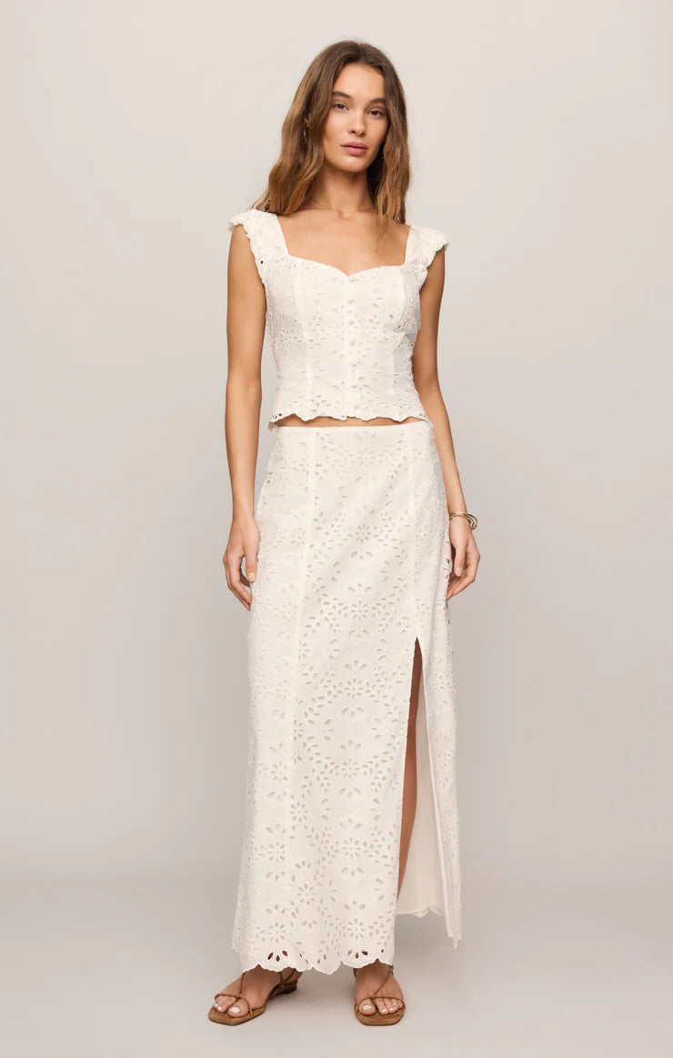 Emrie Eyelet Top