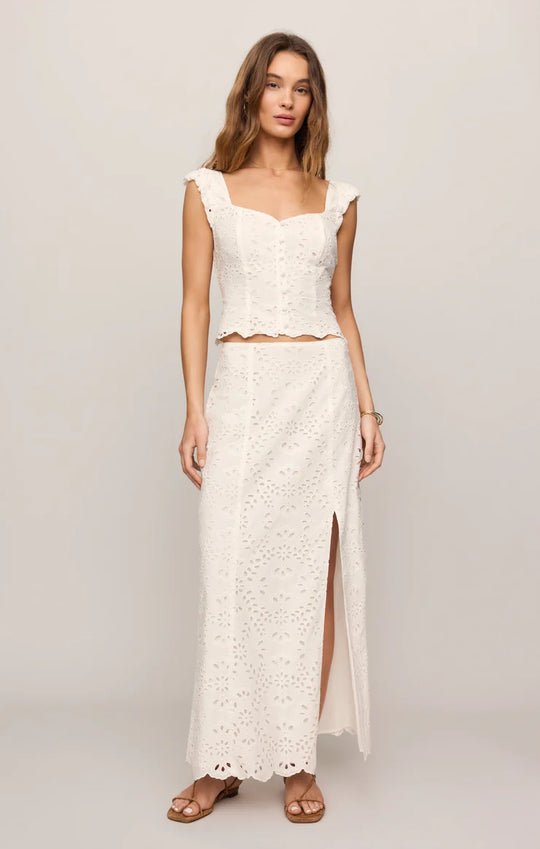 Emrie Eyelet Top