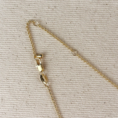 18k Gold Filled Spaced Baroque Pearls Necklace GoldFi