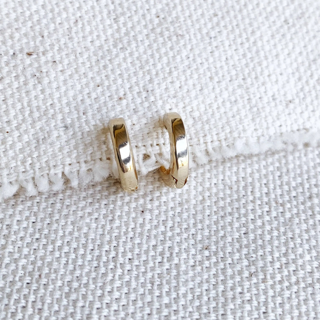 18k Gold Filled 10mm Clicker Hoop Earring GoldFi
