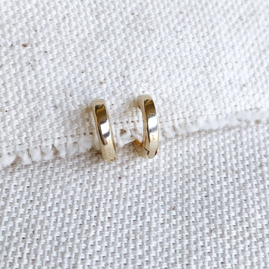 18k Gold Filled 10mm Clicker Hoop Earring GoldFi