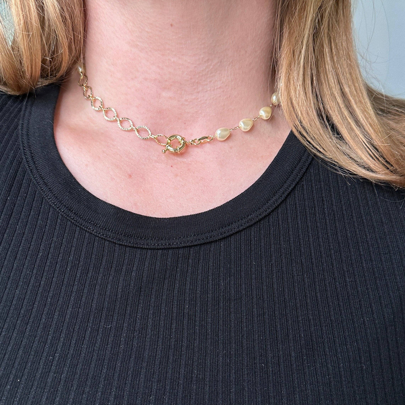 Fancy Baroque Necklace GoldFi