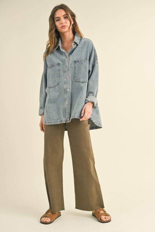 Warrant Denim Jacket - Beloved Boutique 