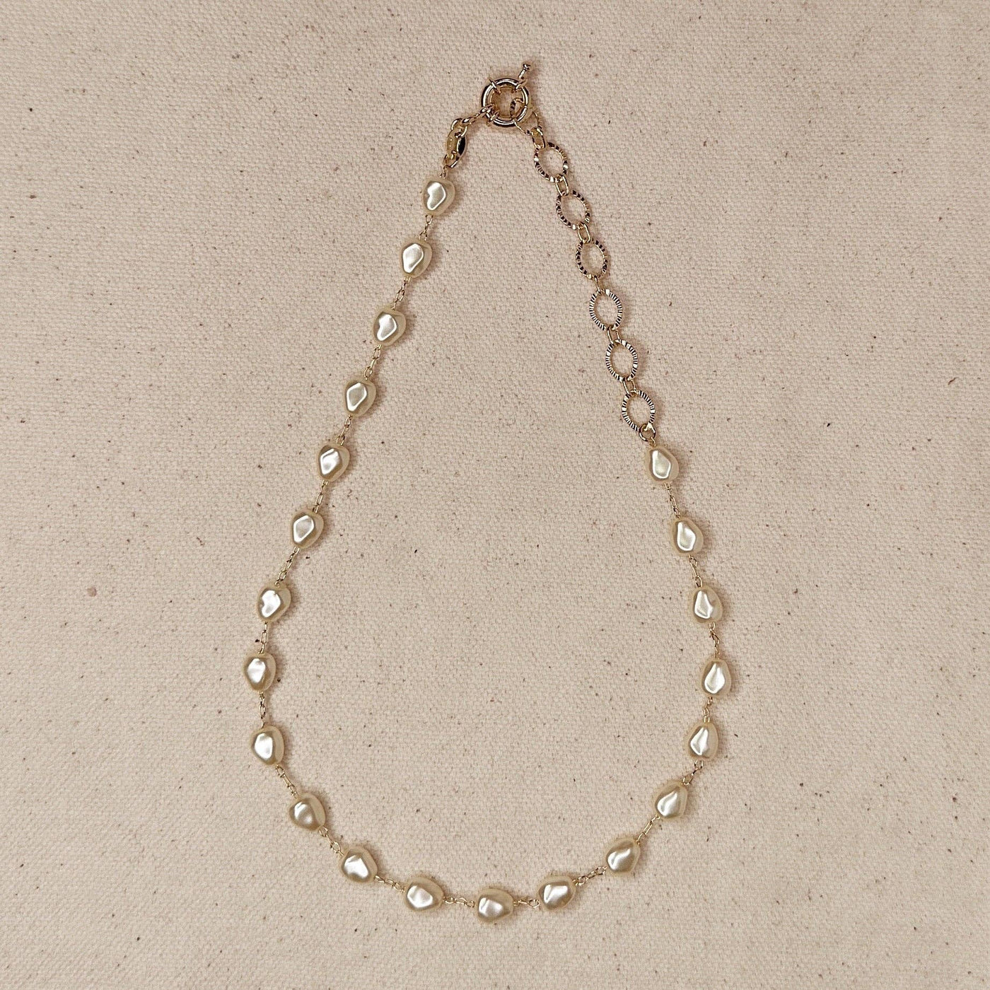 Fancy Baroque Necklace GoldFi