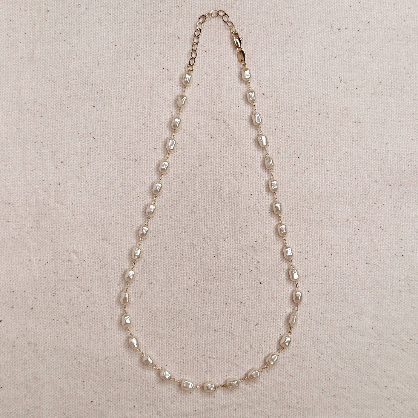 Baroque Pearl Necklace GoldFi