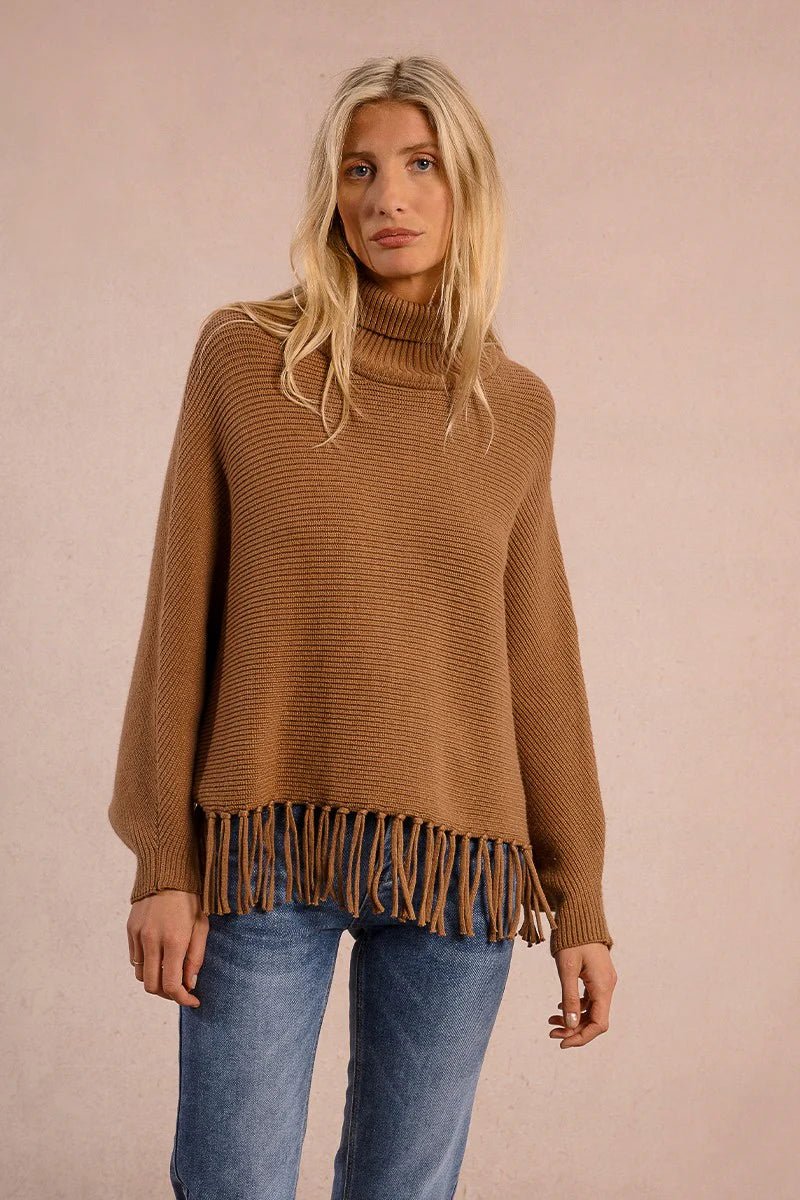 Addison Fringe Sweater - Beloved Boutique
