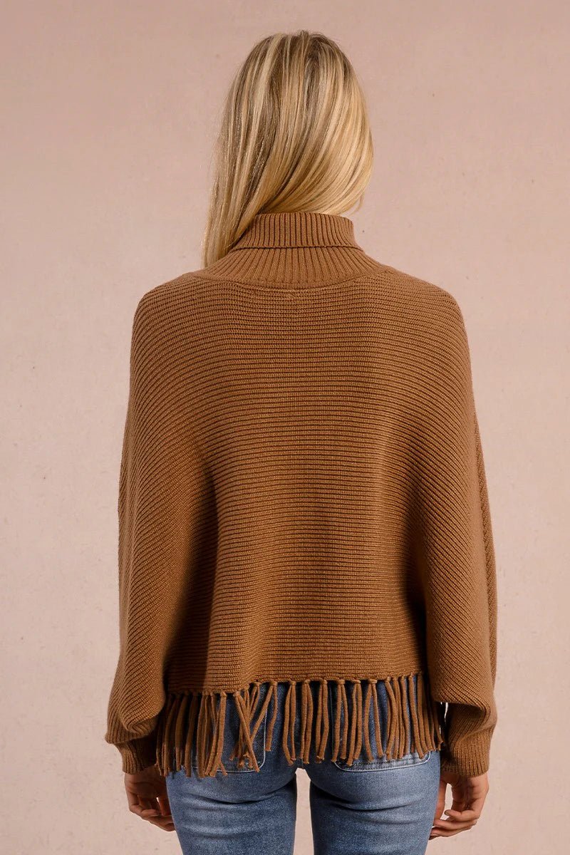 Addison Fringe Sweater - Beloved Boutique