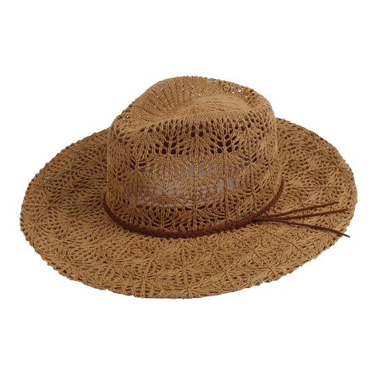 Open Weave Fedora Hat