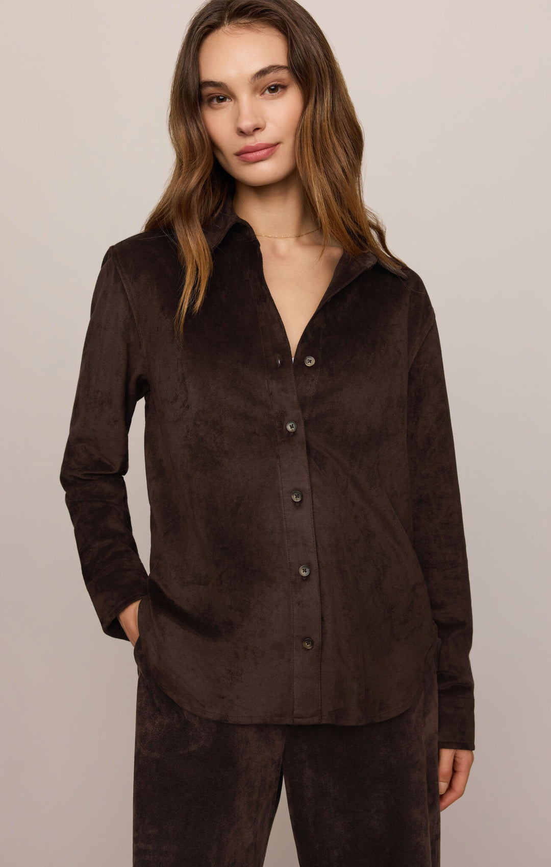 Maren Suede Shirt