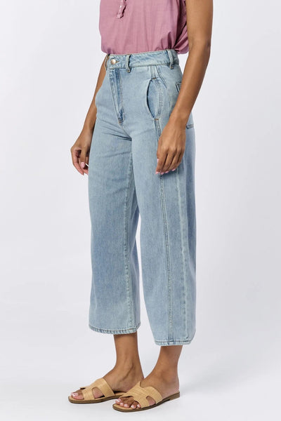 Audrey High Rise Cropped Denim - Beloved Boutique