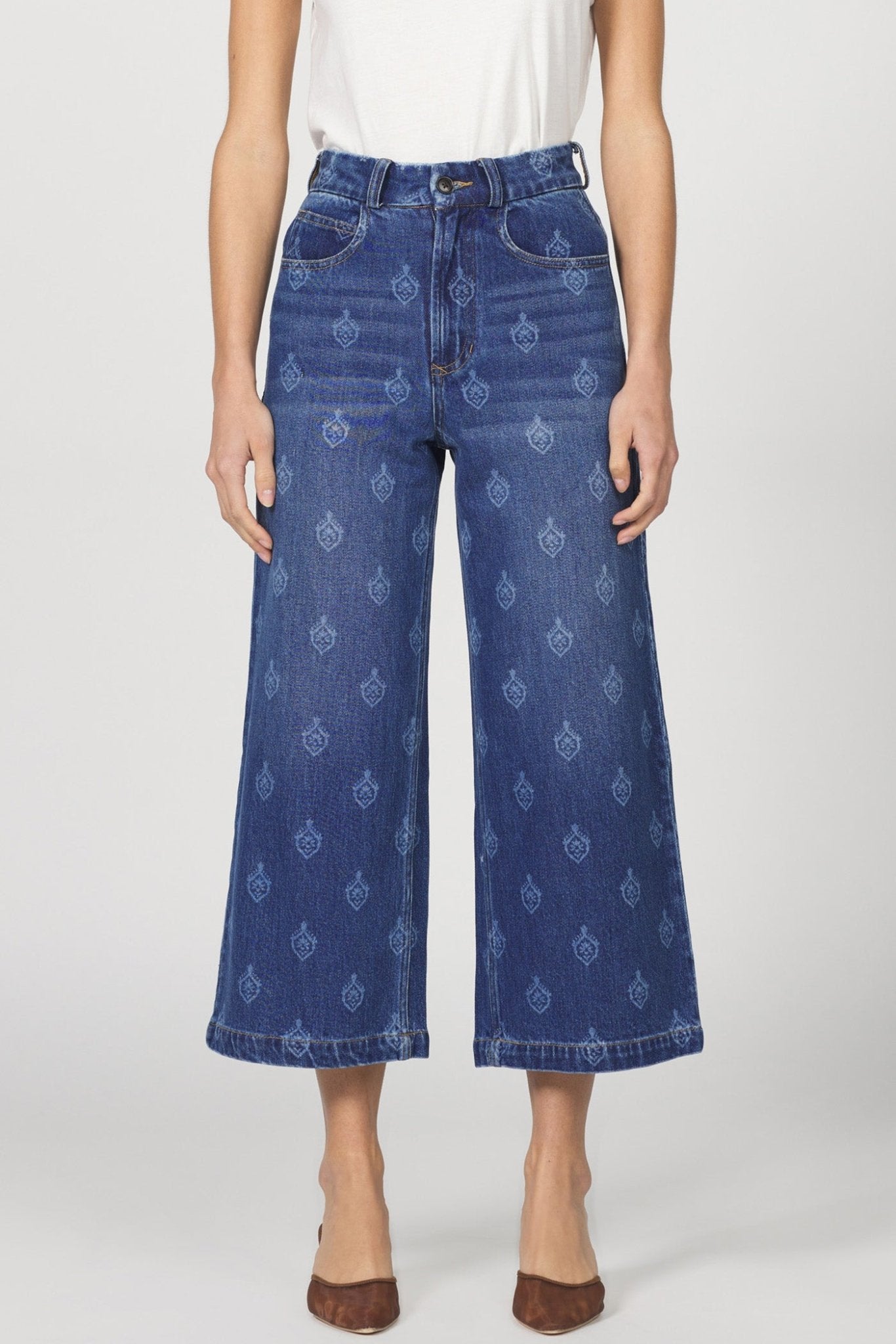 Audrey Wide Leg Denim - Beloved Boutique