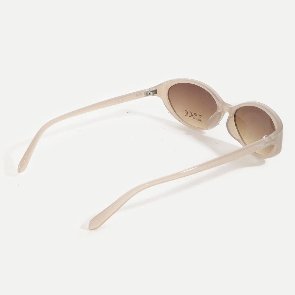 Slim Cateye Uv400 Sunglasses Set - Beloved Boutique 