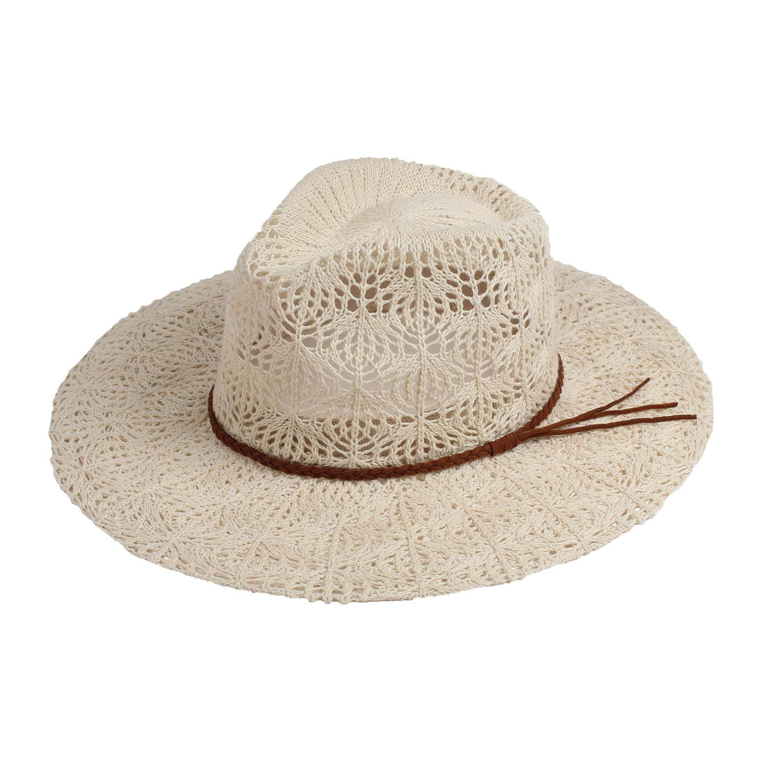 Open Weave Fedora Hat