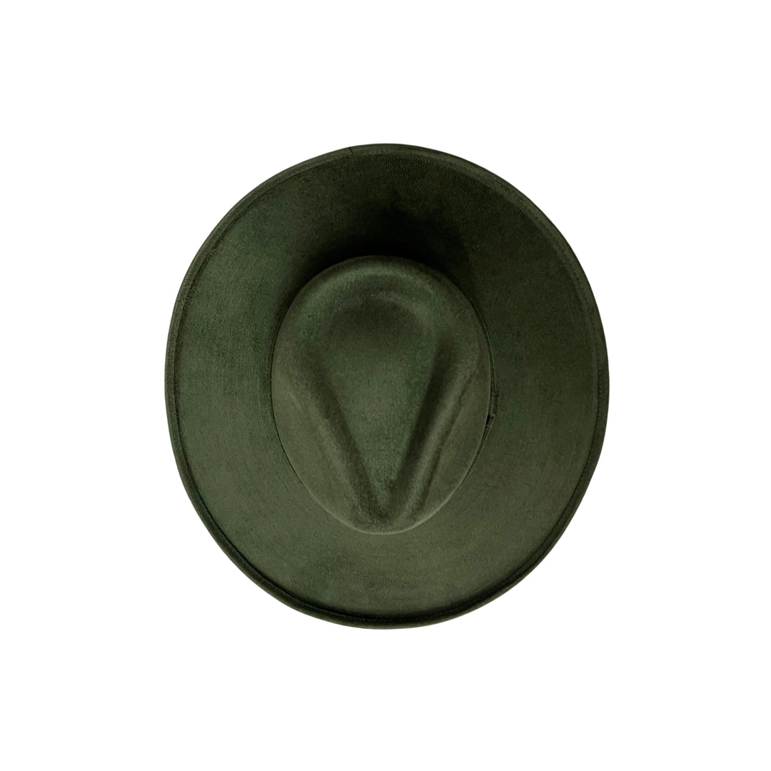Vegan Pencil Curl Stiff Brim Fedora Hat